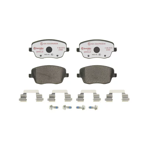 Sada brzdových platničiek kotúčovej brzdy P 85 057X /BREMBO/ - obr. 1