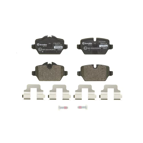 Sada brzdových platničiek kotúčovej brzdy P 06 037X /BREMBO/ - obr. 1