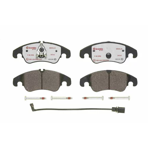 Sada brzdových platničiek kotúčovej brzdy P 85 098X /BREMBO/ - obr. 1