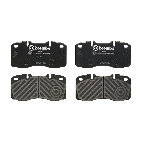 Sada brzdových platničiek kotúčovej brzdy P A6 031 /BREMBO/ - obr. 1