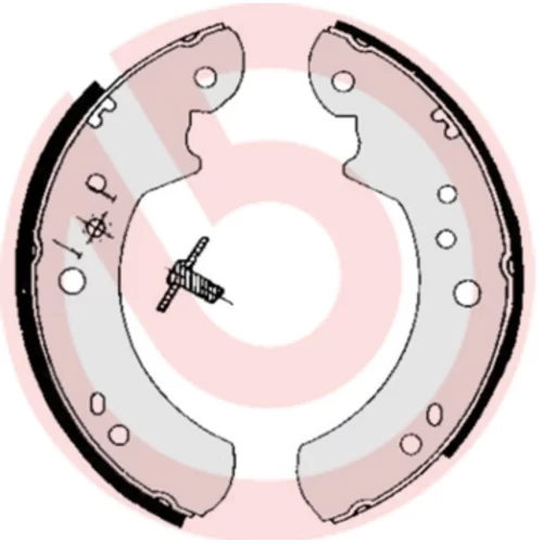 Sada brzdových čeľustí S 24 513 /BREMBO/