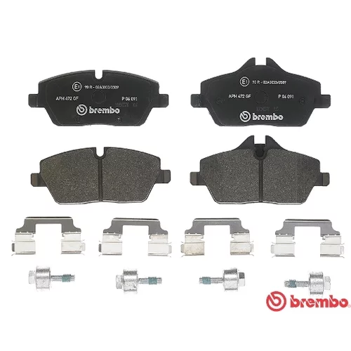 Sada brzdových platničiek kotúčovej brzdy P 06 091 /BREMBO/ - obr. 1