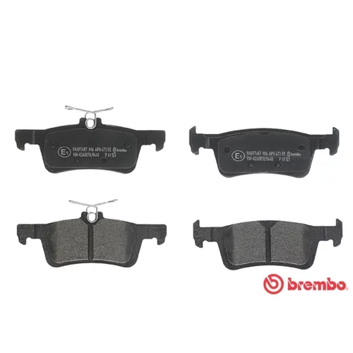 Sada brzdových platničiek kotúčovej brzdy P 61 121 /BREMBO/ - obr. 1