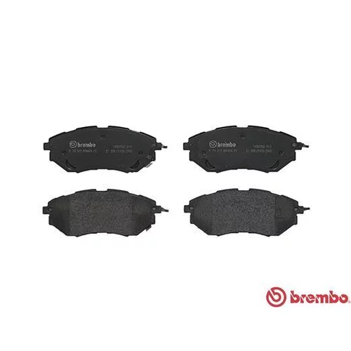 Sada brzdových platničiek kotúčovej brzdy P 78 017 /BREMBO/ - obr. 1