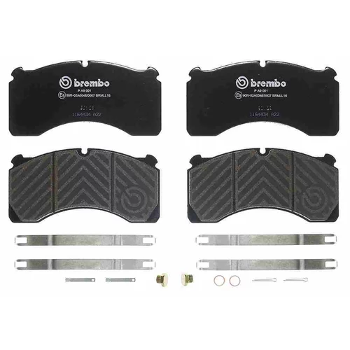 Sada brzdových platničiek kotúčovej brzdy P A9 001 /BREMBO/ - obr. 1