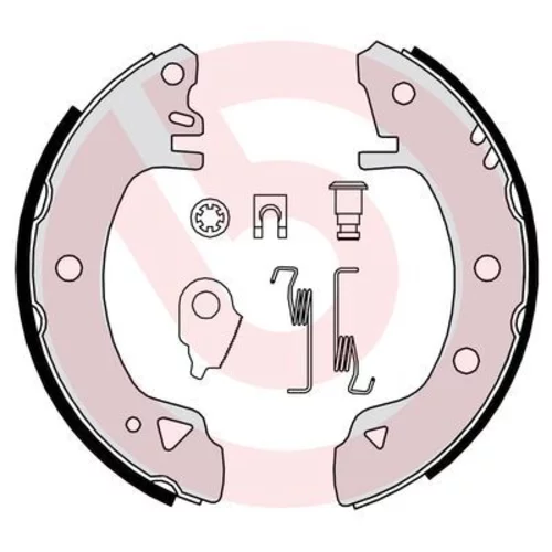 Sada brzdových čeľustí BREMBO S 24 508
