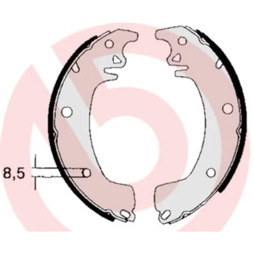 Sada brzdových čeľustí BREMBO S 68 514