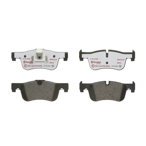 Sada brzdových platničiek kotúčovej brzdy P 06 078X /BREMBO/ - obr. 1
