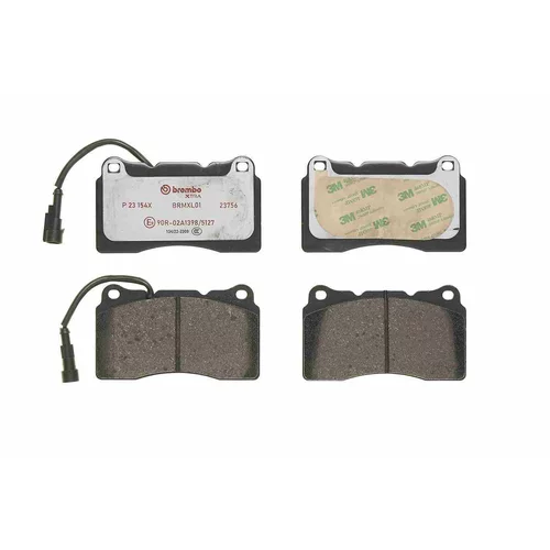 Sada brzdových platničiek kotúčovej brzdy P 23 154X /BREMBO/ - obr. 1
