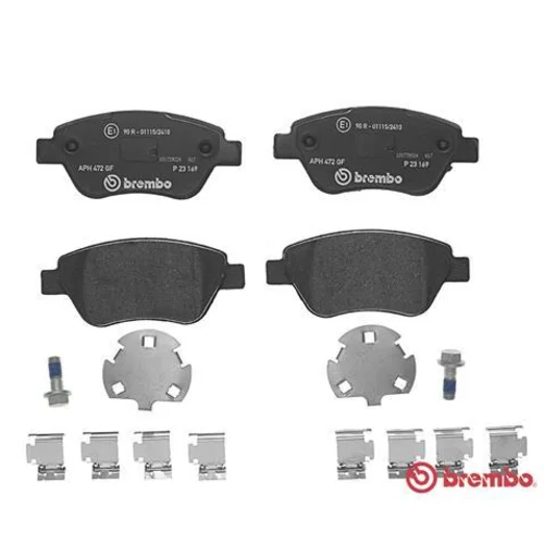 Sada brzdových platničiek kotúčovej brzdy P 23 169 /BREMBO/ - obr. 1