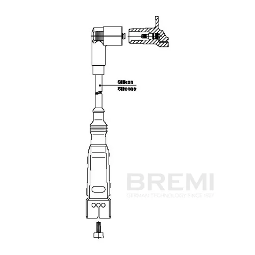Zapaľovací kábel 111A66 /BREMI/