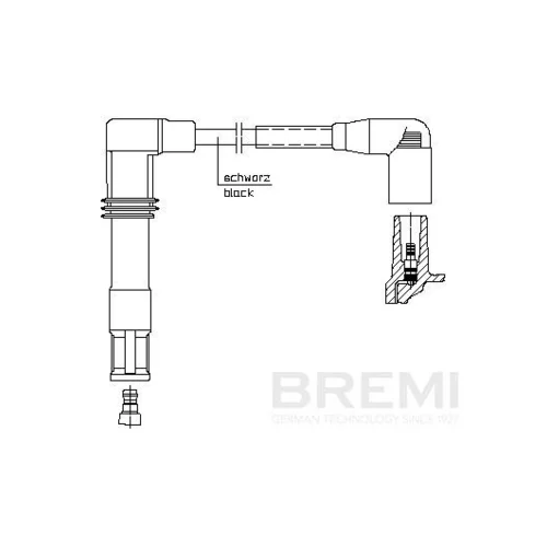 Zapaľovací kábel BREMI 1A13E47