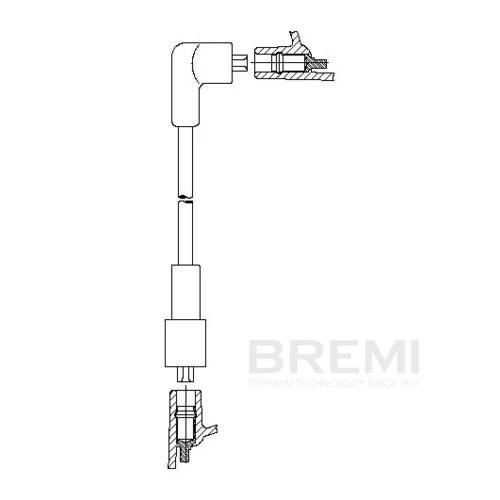 Zapaľovací kábel BREMI 433/34