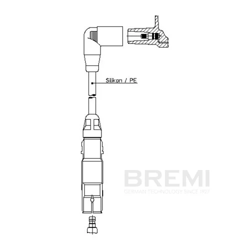 Zapaľovací kábel BREMI 210/63