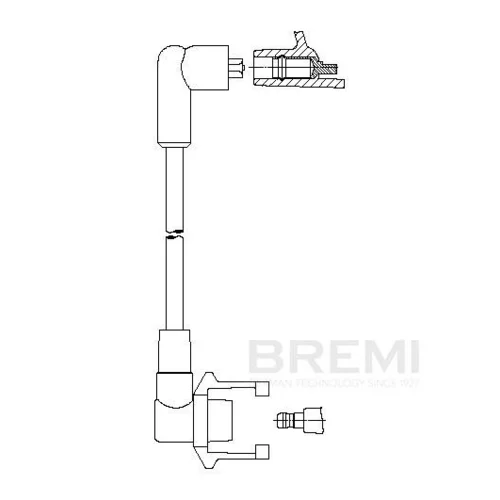 Zapaľovací kábel BREMI 607/60