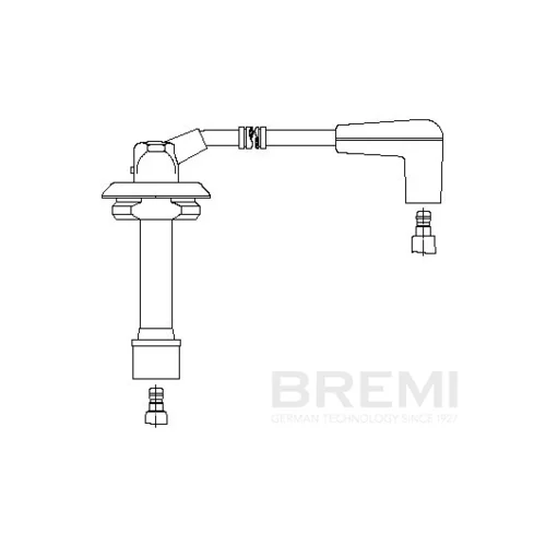 Zapaľovací kábel BREMI 3A44E77
