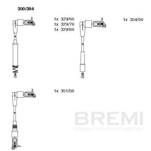 Sada zapaľovacích káblov BREMI 300/394
