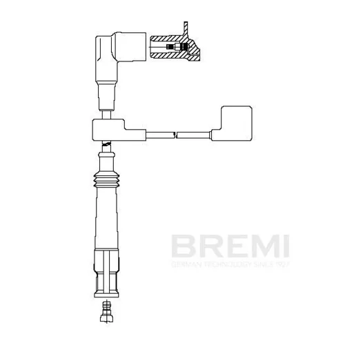 Zapaľovací kábel BREMI 127/65