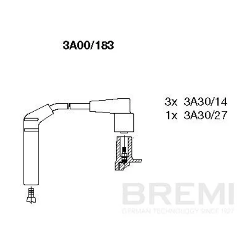 Sada zapaľovacích káblov BREMI 3A00/183