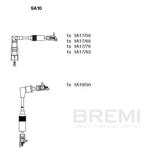Sada zapaľovacích káblov BREMI 9A10