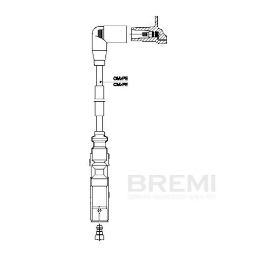 Zapaľovací kábel BREMI 1A22E65