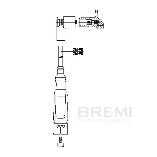Zapaľovací kábel 111/60 /BREMI/