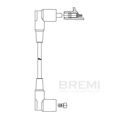 Zapaľovací kábel 159/55 /BREMI/