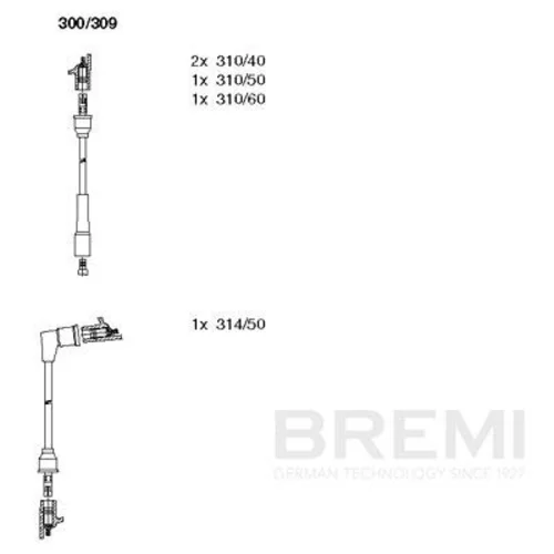 Sada zapaľovacích káblov BREMI 300/309