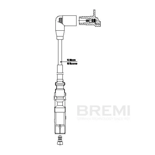 Zapaľovací kábel BREMI 1A32E78