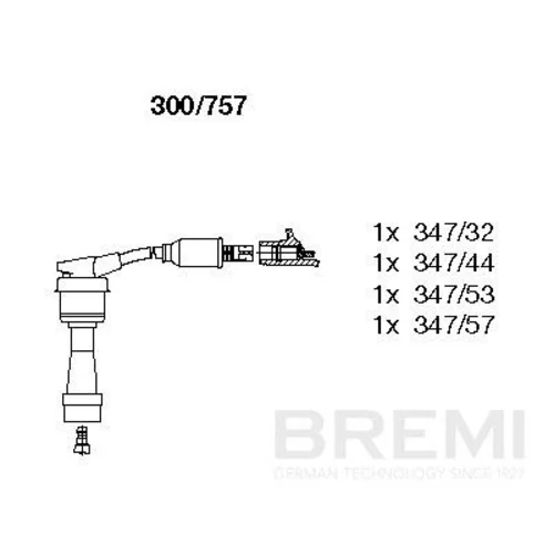 Sada zapaľovacích káblov BREMI 300/757