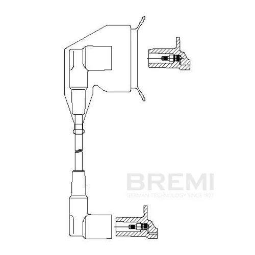 Zapaľovací kábel 132/55 /BREMI/