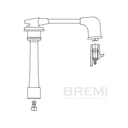 Zapaľovací kábel BREMI 6A85/40