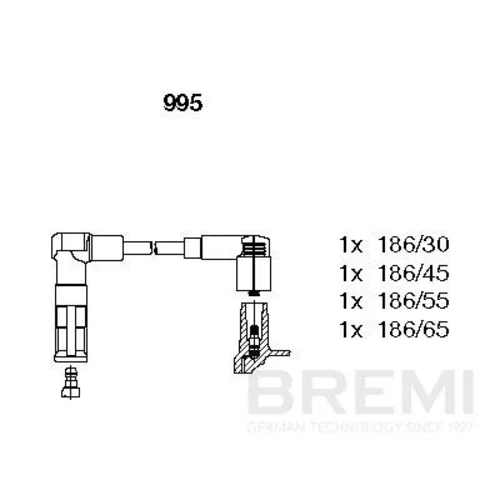 Sada zapaľovacích káblov BREMI 995