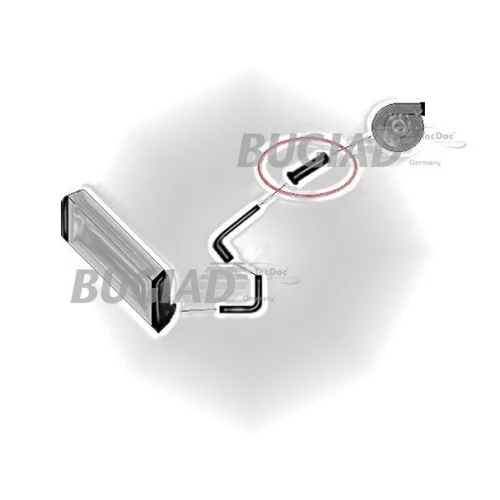 Hadica plniaceho vzduchu 88790 /BUGIAD/ - obr. 1
