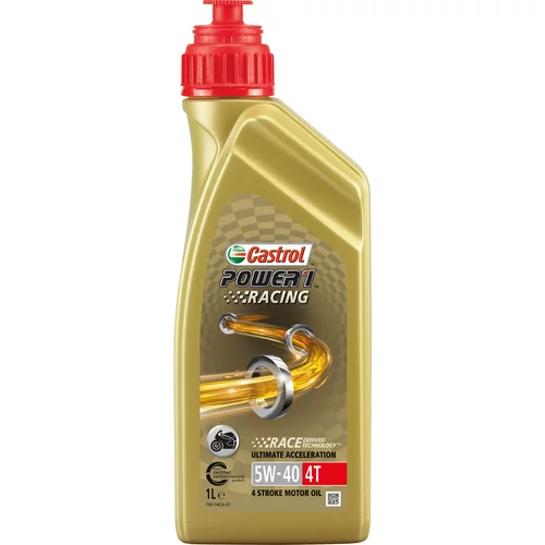 Motorový olej CASTROL Power 1 Racing 4T 5W-40 1L