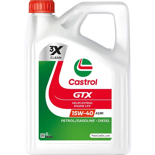 Motorový olej GTX A3/B3 15W-40 4L /Castrol/