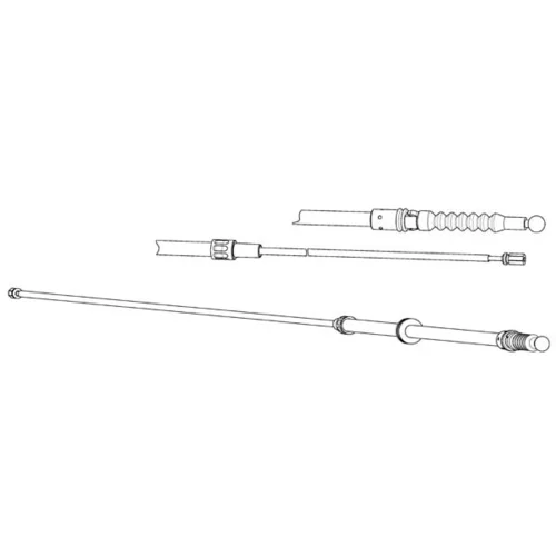 Ťažné lanko parkovacej brzdy VW02202 /CEF/