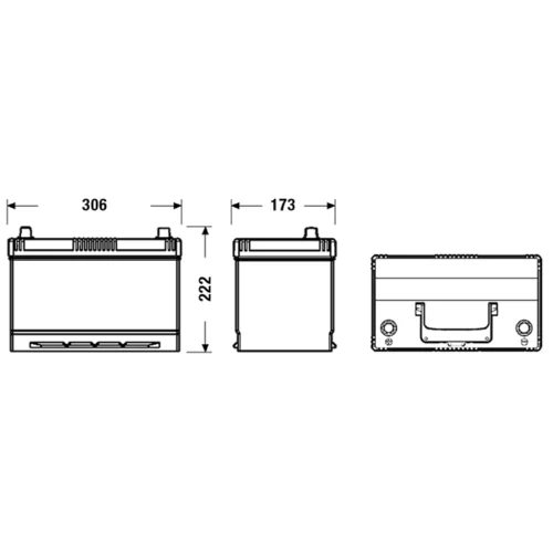 Štartovacia batéria CL955 /CENTRA/ - obr. 1