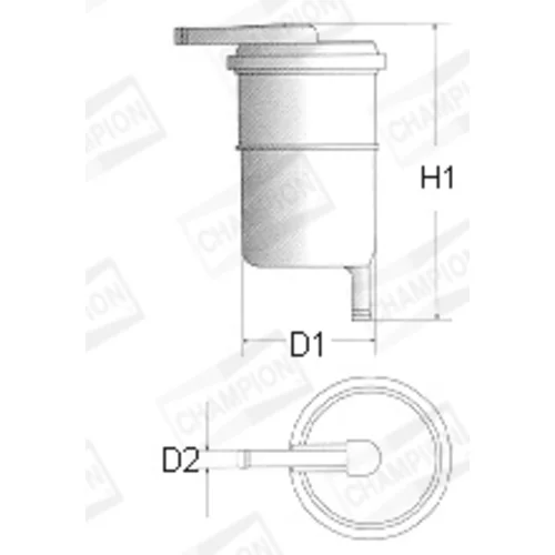 Palivový filter CHAMPION L102/606