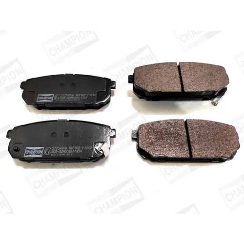 Sada brzdových platničiek kotúčovej brzdy CHAMPION 572549CH