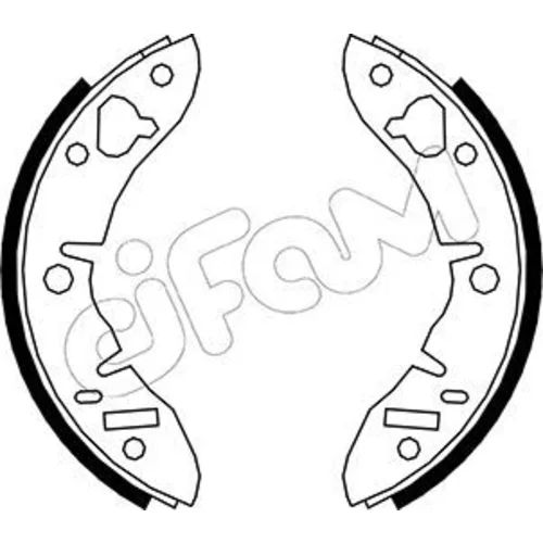 Sada brzdových čeľustí CIFAM 153-004