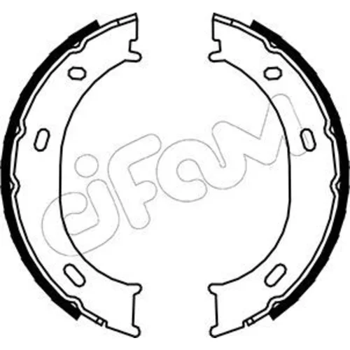 Sada brzd. čeľustí parkov. brzdy CIFAM 153-239