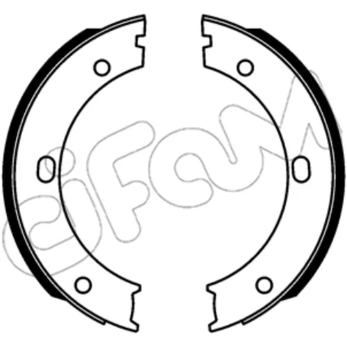 Sada brzd. čeľustí parkov. brzdy CIFAM 153-746