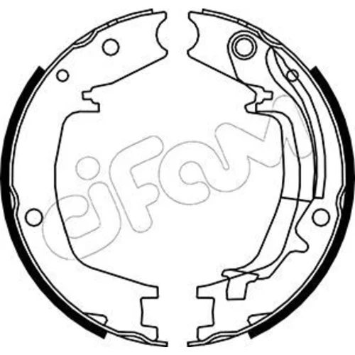 Sada brzd. čeľustí parkov. brzdy CIFAM 153-179Y