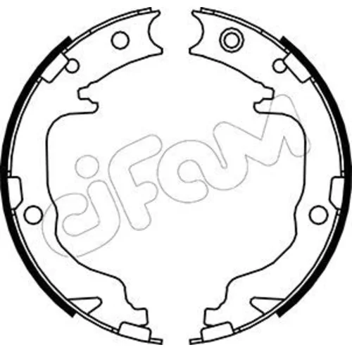 Sada brzd. čeľustí parkov. brzdy CIFAM 153-362