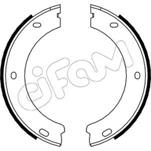 Sada brzd. čeľustí parkov. brzdy 153-325 /CIFAM/