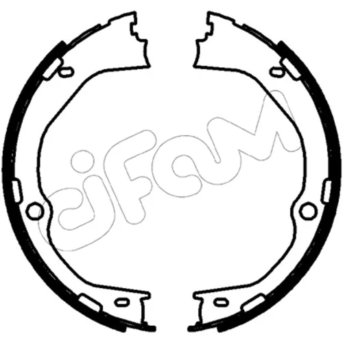 Sada brzd. čeľustí parkov. brzdy CIFAM 153-780