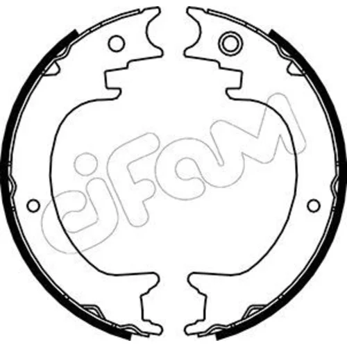 Sada brzd. čeľustí parkov. brzdy CIFAM 153-389