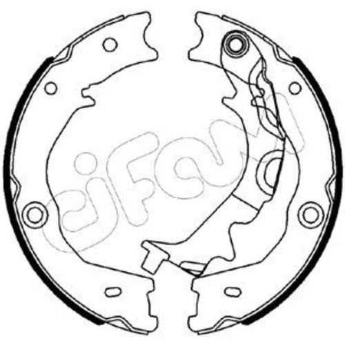 Sada brzd. čeľustí parkov. brzdy CIFAM 153-586