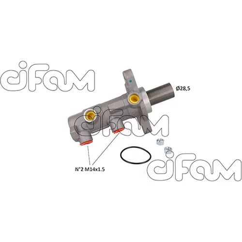 Hlavný brzdový valec CIFAM 202-1283
